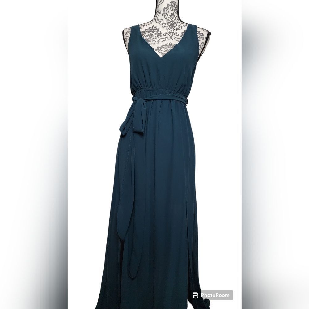 Baltic Born Hera Maxi Dress, size XS, peacock blue, worn once